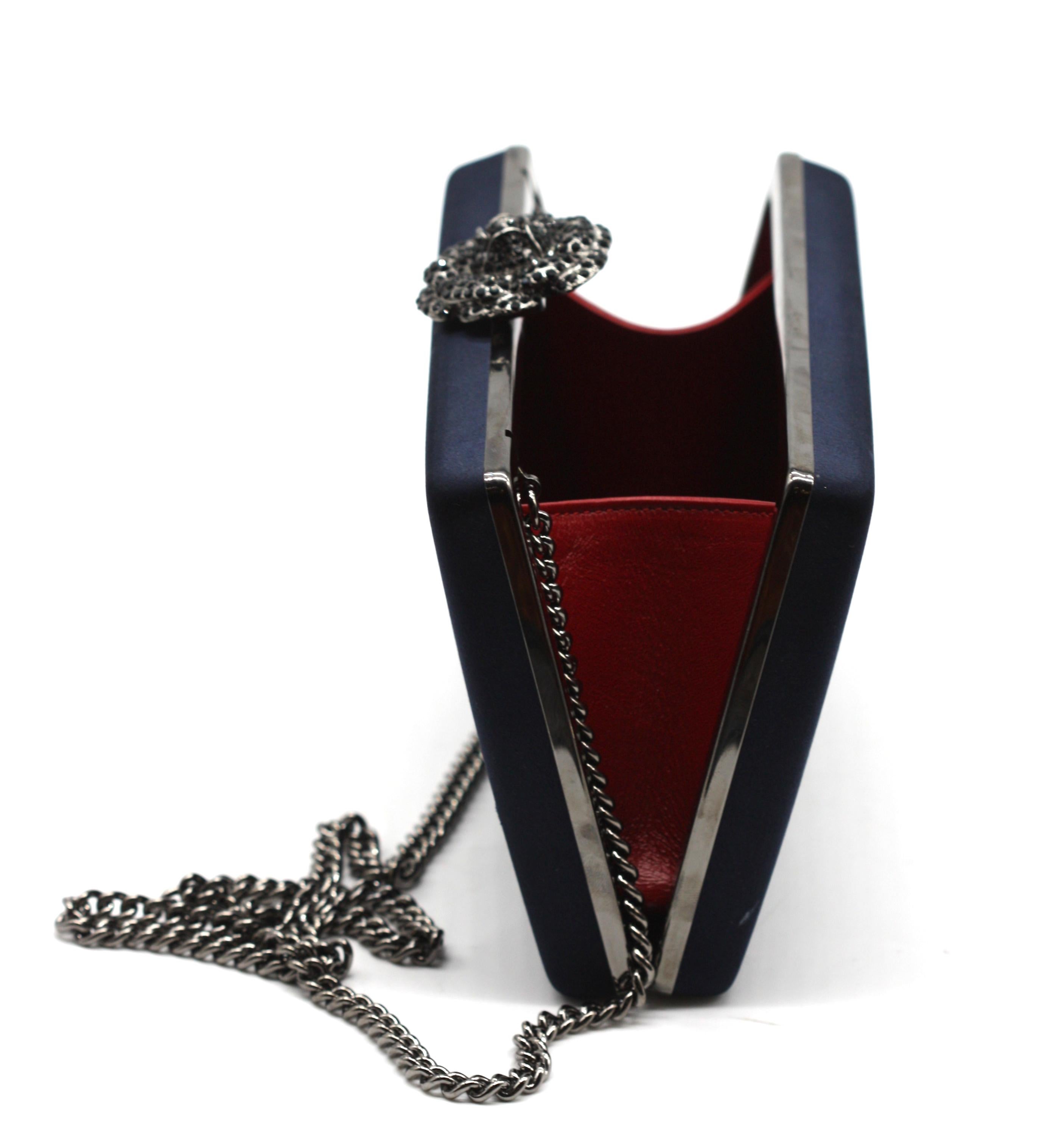 Oscar de la Renta Satin Covered Evening Bag en venta 6