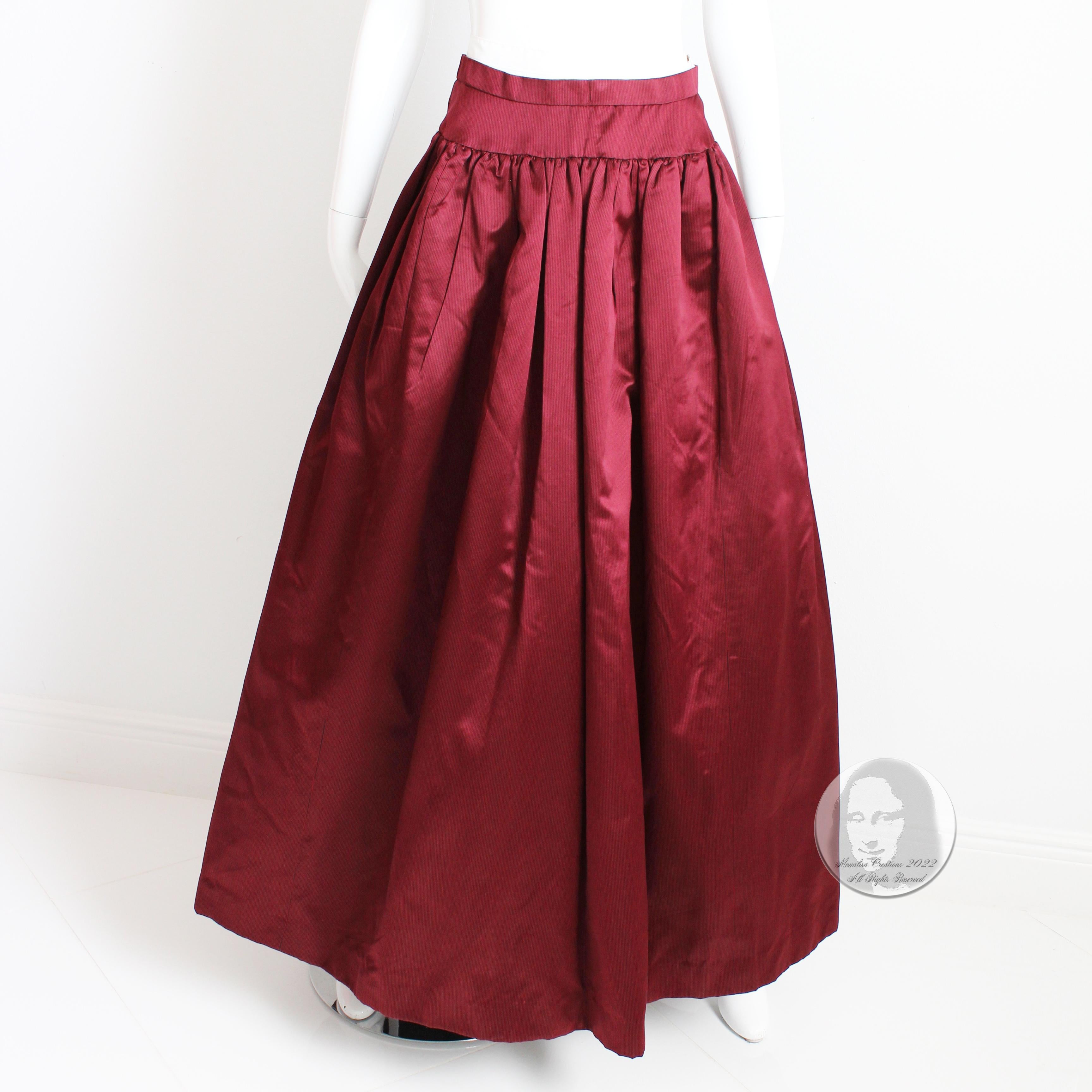 formal silk skirt