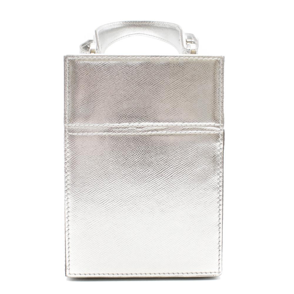silver box purse