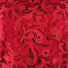 OSCAR DE LA RENTA Size 2 Burgundy Polyester Peplum Sleeveless Dress Top