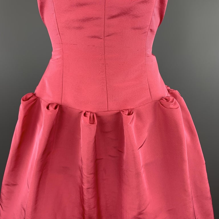 sex and the city pink oscar de la renta dress Iconic S/S 2004 Oscar De La Renta Lime Green "Carrie" Dress  Shrimpton  Couture