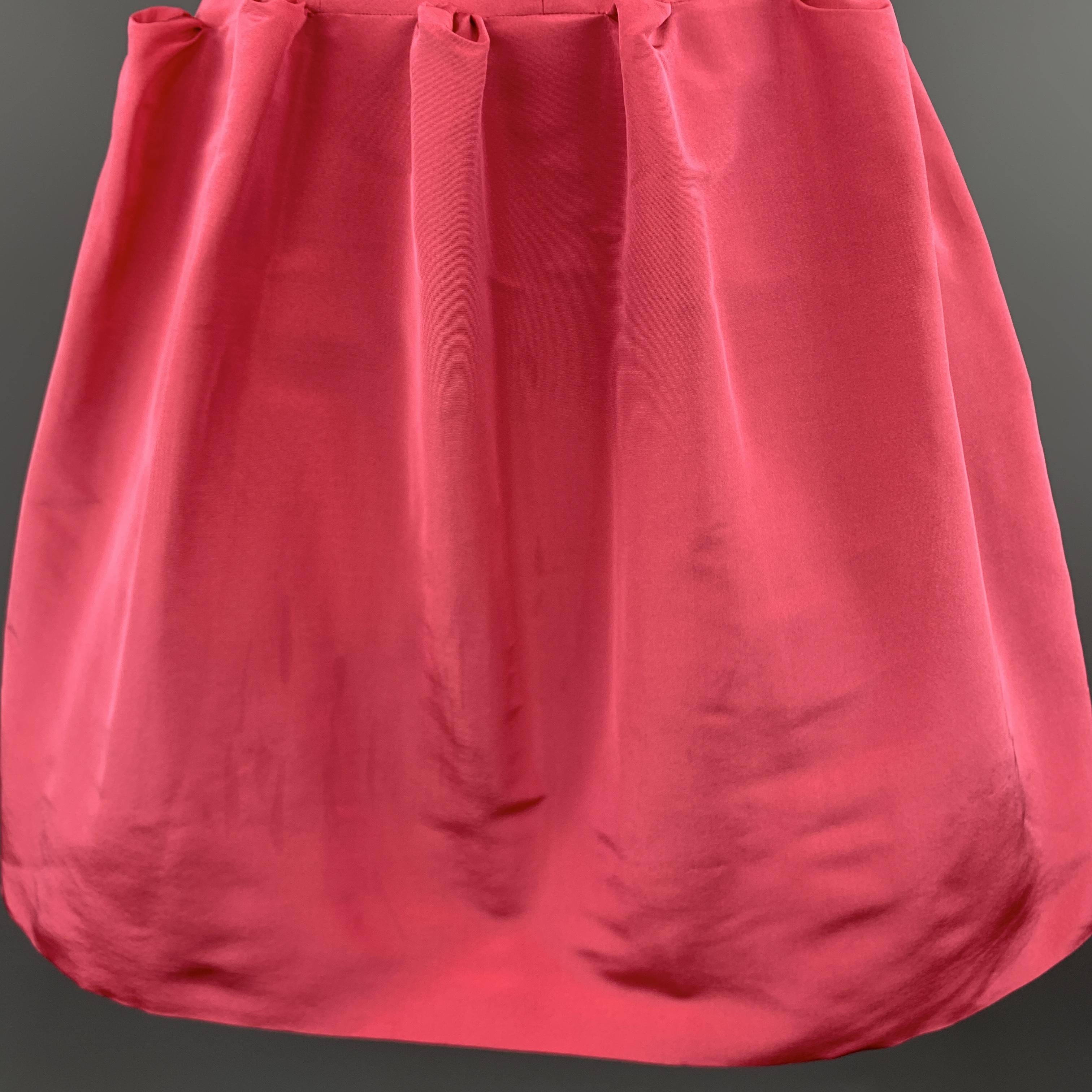 carrie oscar de la renta pink dress
