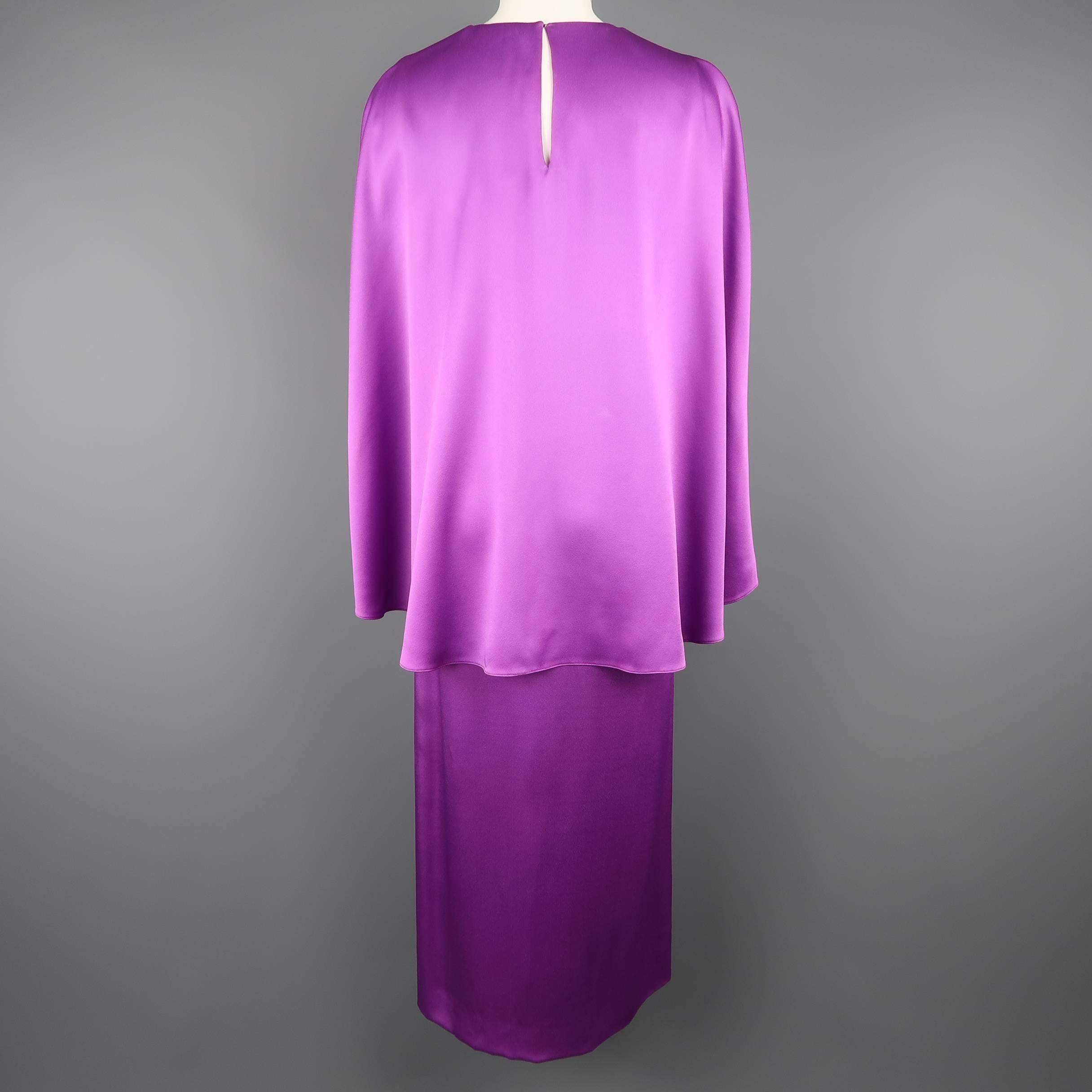 purple kaftan dress