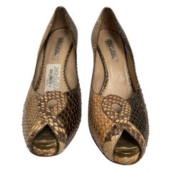 Oscar de la Renta Snakeskin Shoe