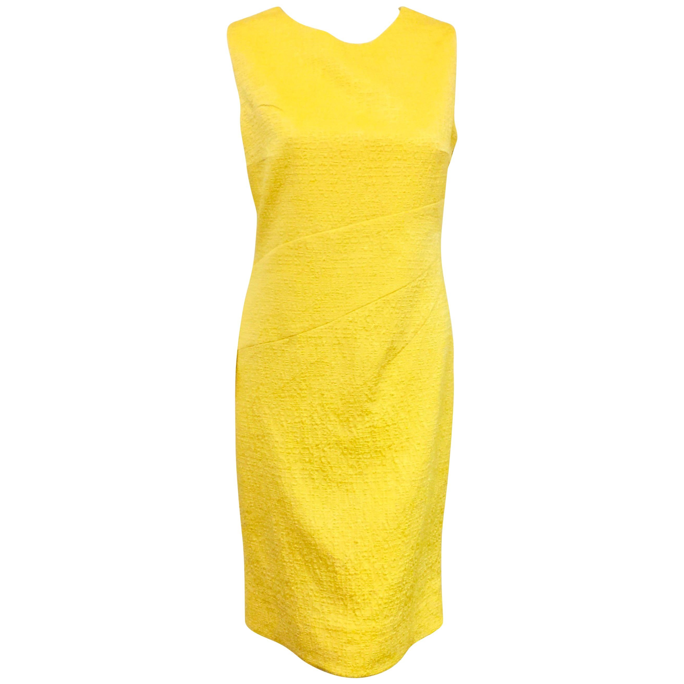 yellow dress size 14