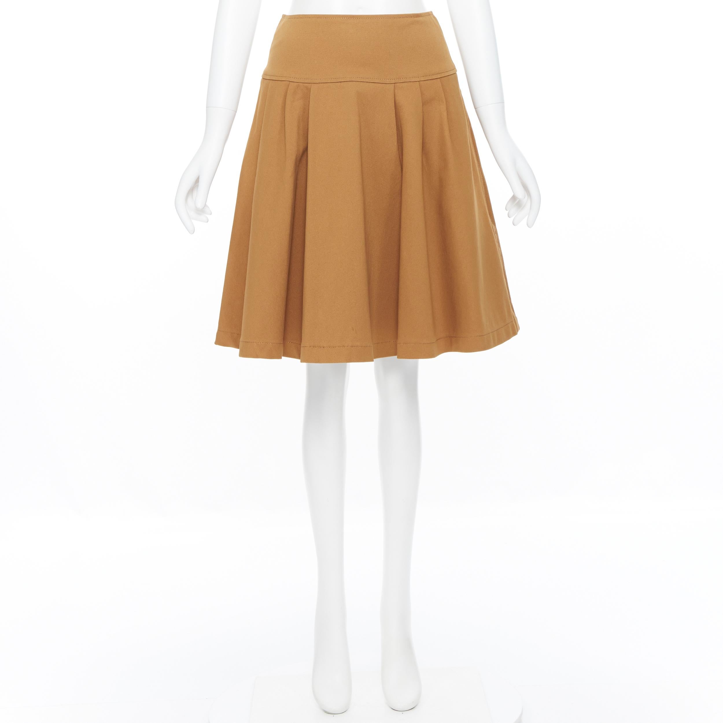 tan brown skirt