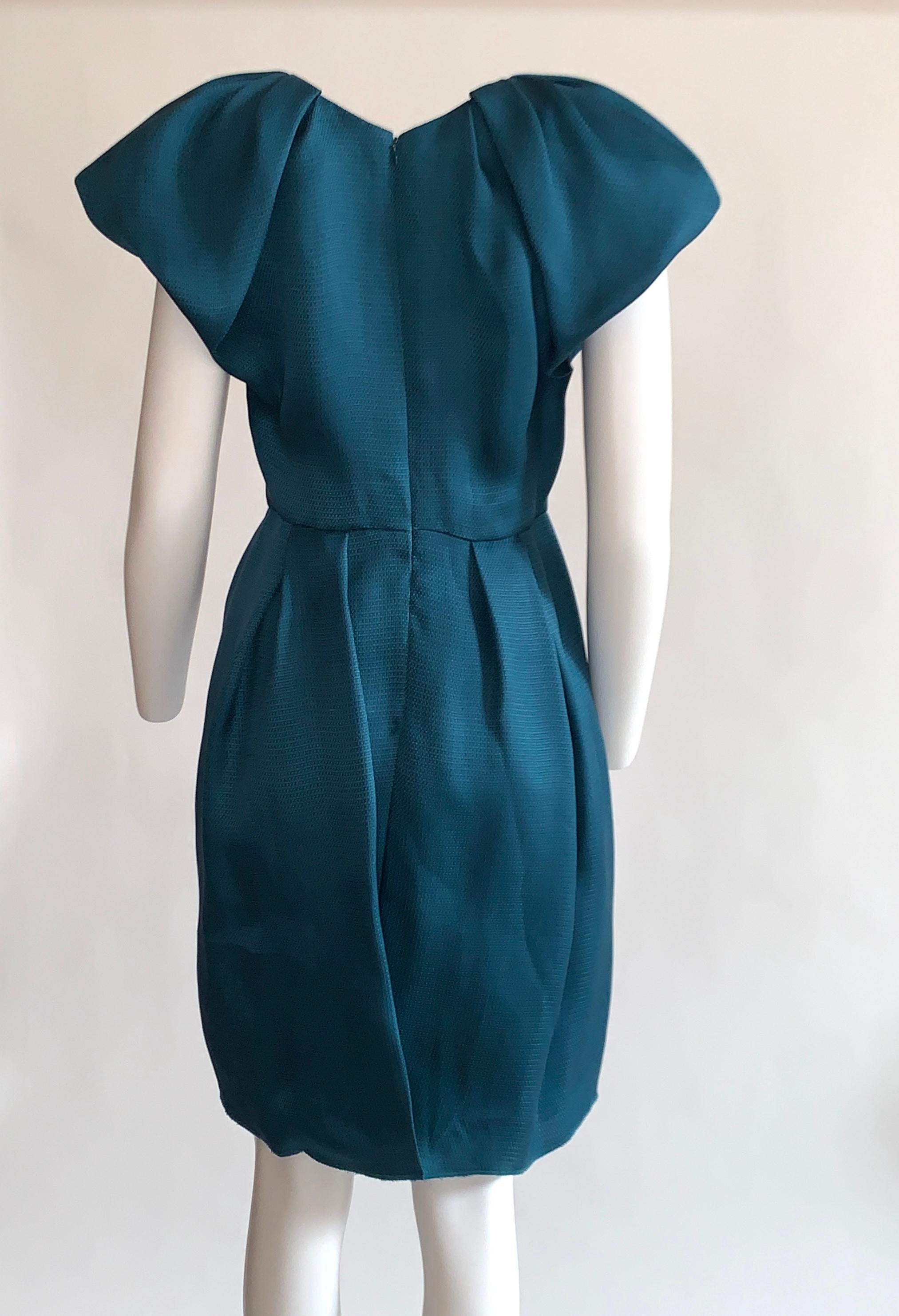 teal party dress