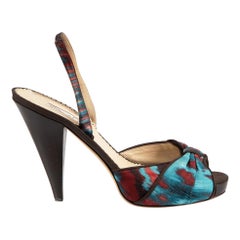 Oscar de la Renta Tie Dye Slingback Sandals Size IT 39