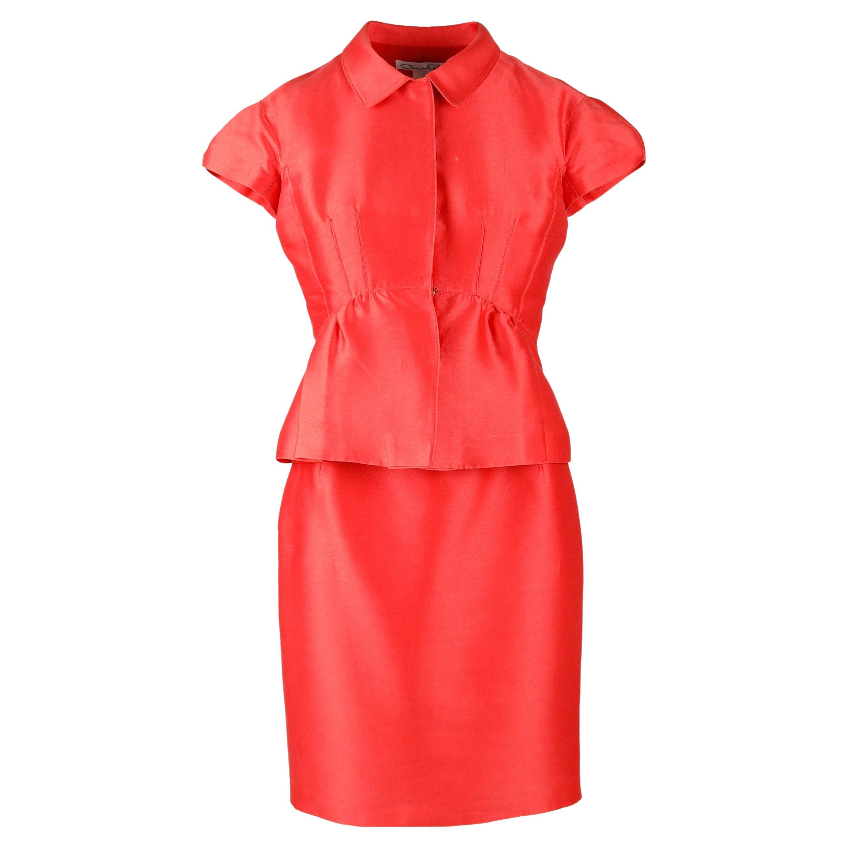 Oscar de la Renta Top and Skirt Set For Sale