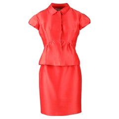 Conjunto de top y falda Oscar De La Renta