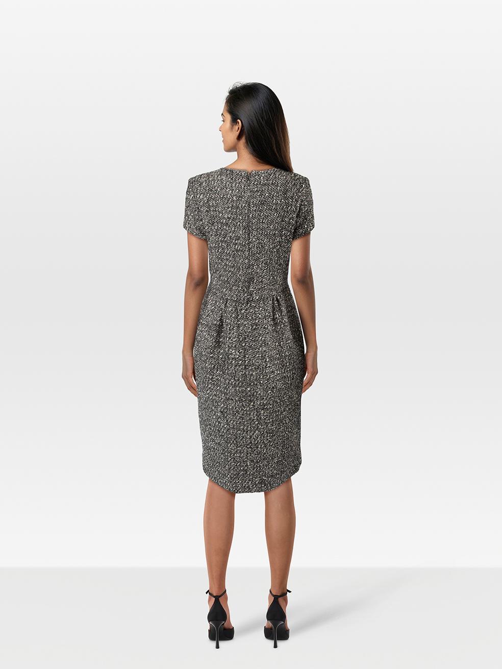 CONDITION is Very Good. Hardly any visible wear to the dress is evident on this used Oscar de la Renta designer resale item. Please note the size and composition label is missing.
 
 Details
 
 
 Multicolour¬†
 
 Wool
 
 Dress
 
 Midi
 
 Short