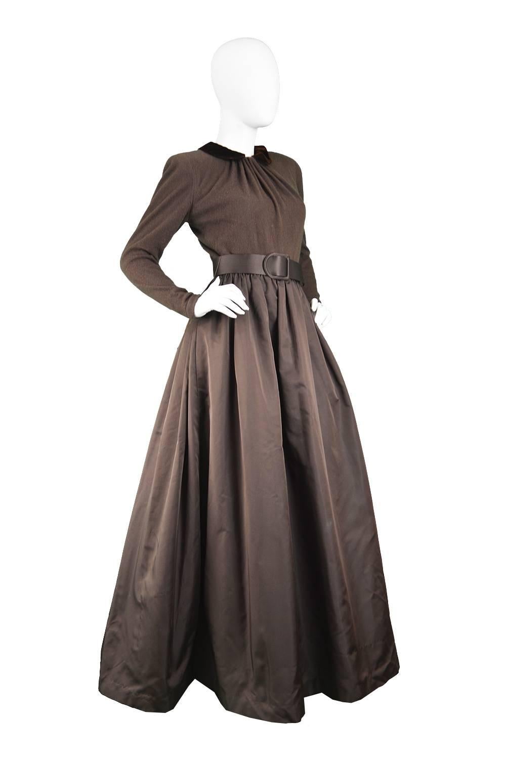 tweed ball gown