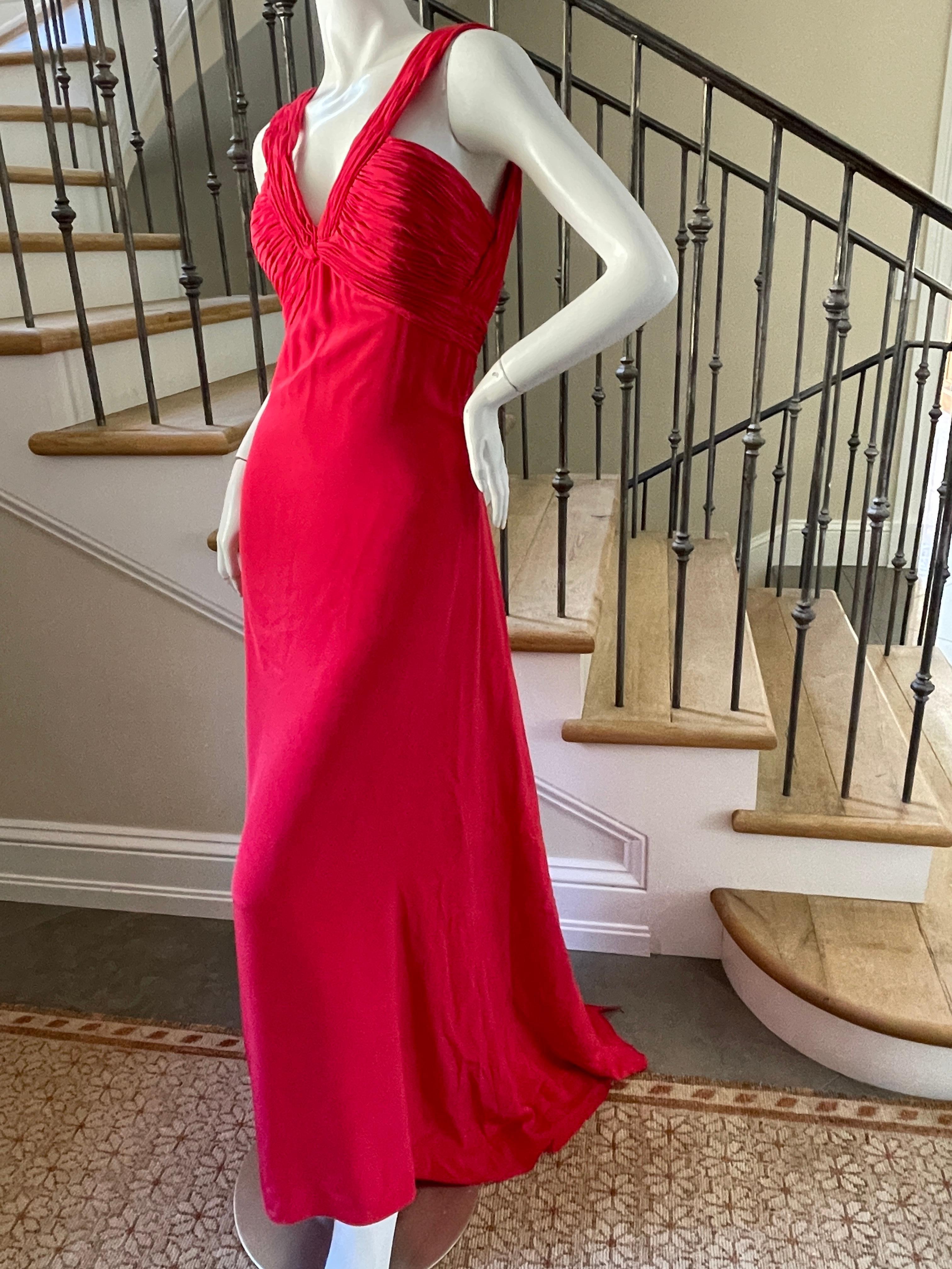 morgan and co red vintage dress