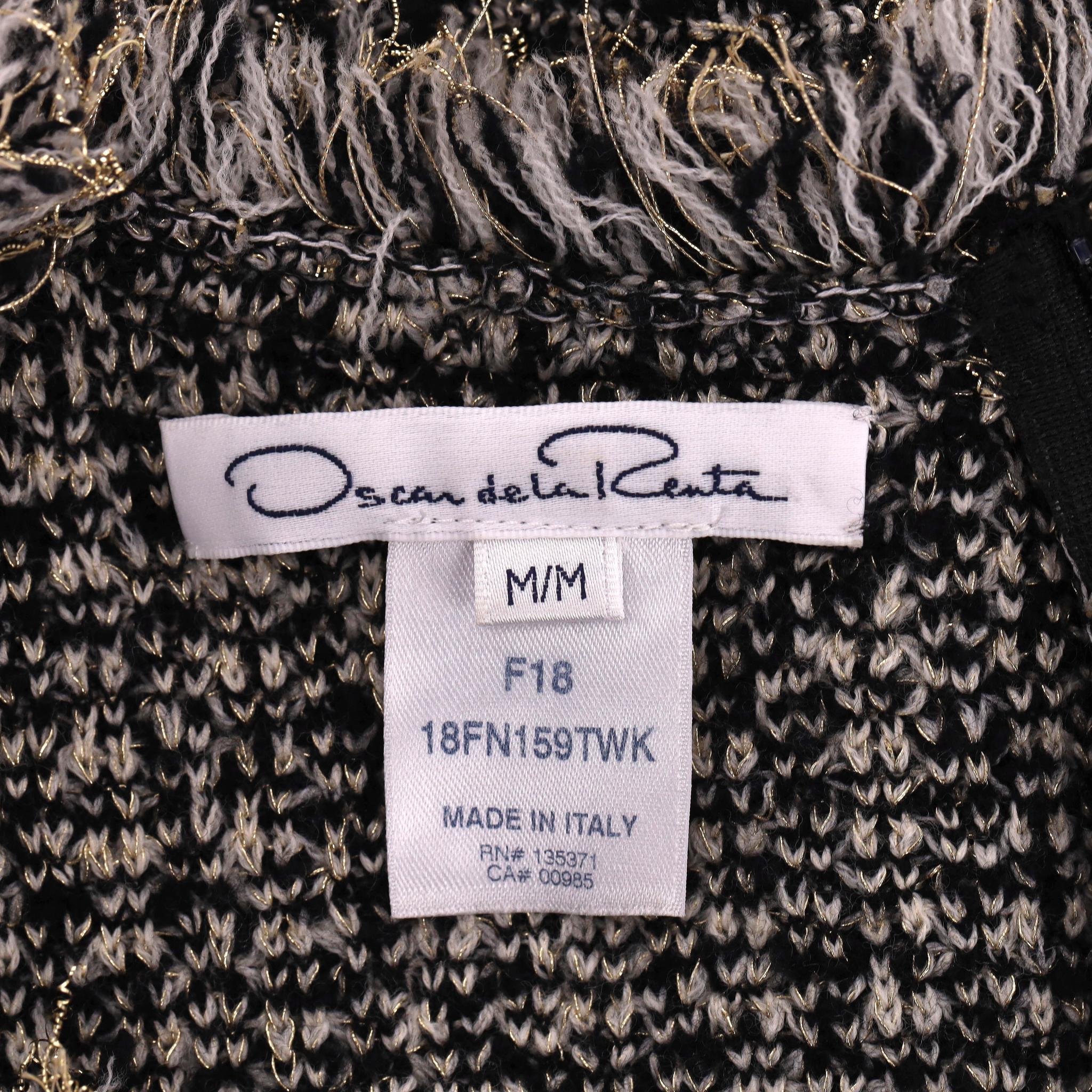 Oscar De La Renta Wool Boucle Dress & Jacket Two-Piece Set For Sale 5