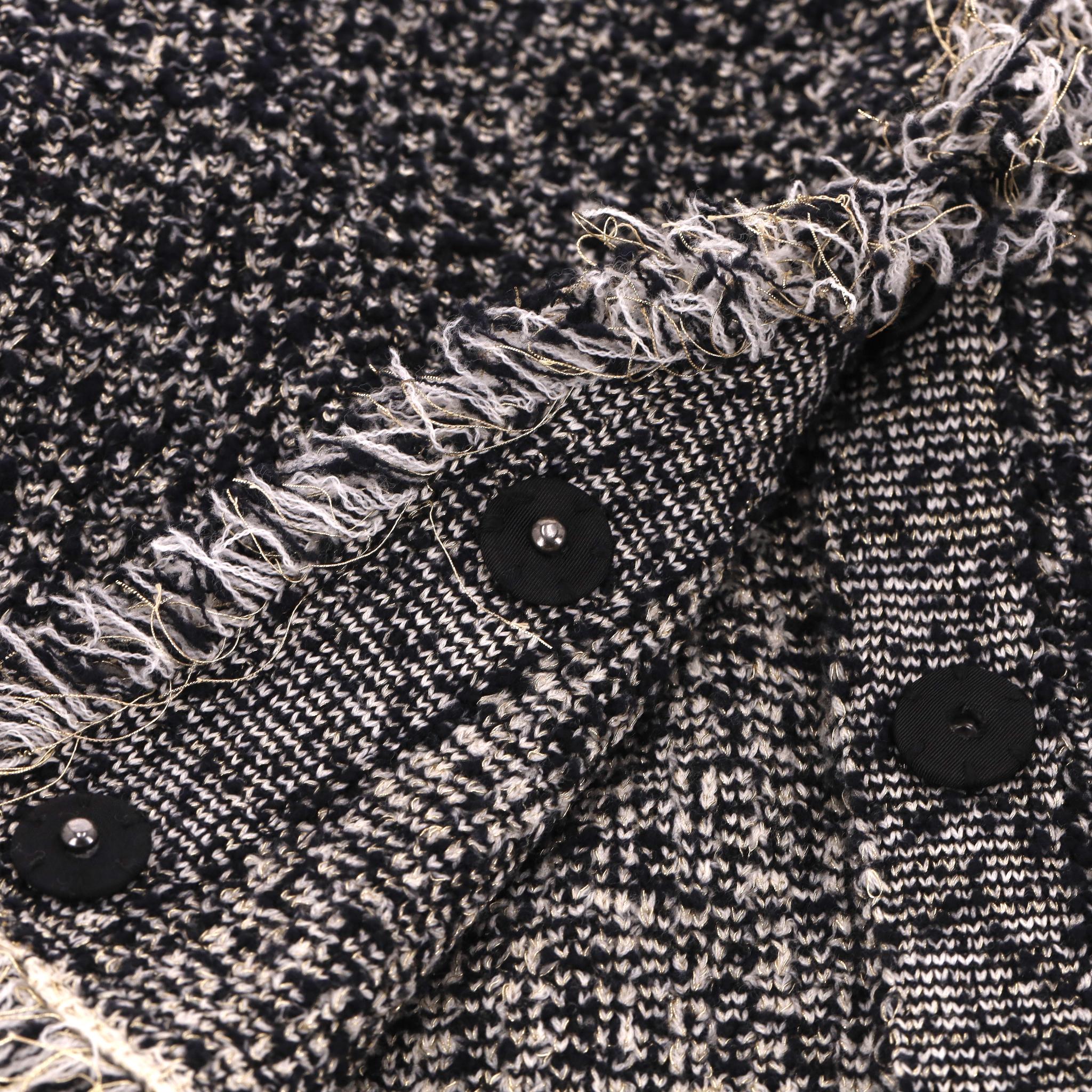 Oscar De La Renta Wool Boucle Dress & Jacket Two-Piece Set For Sale 2