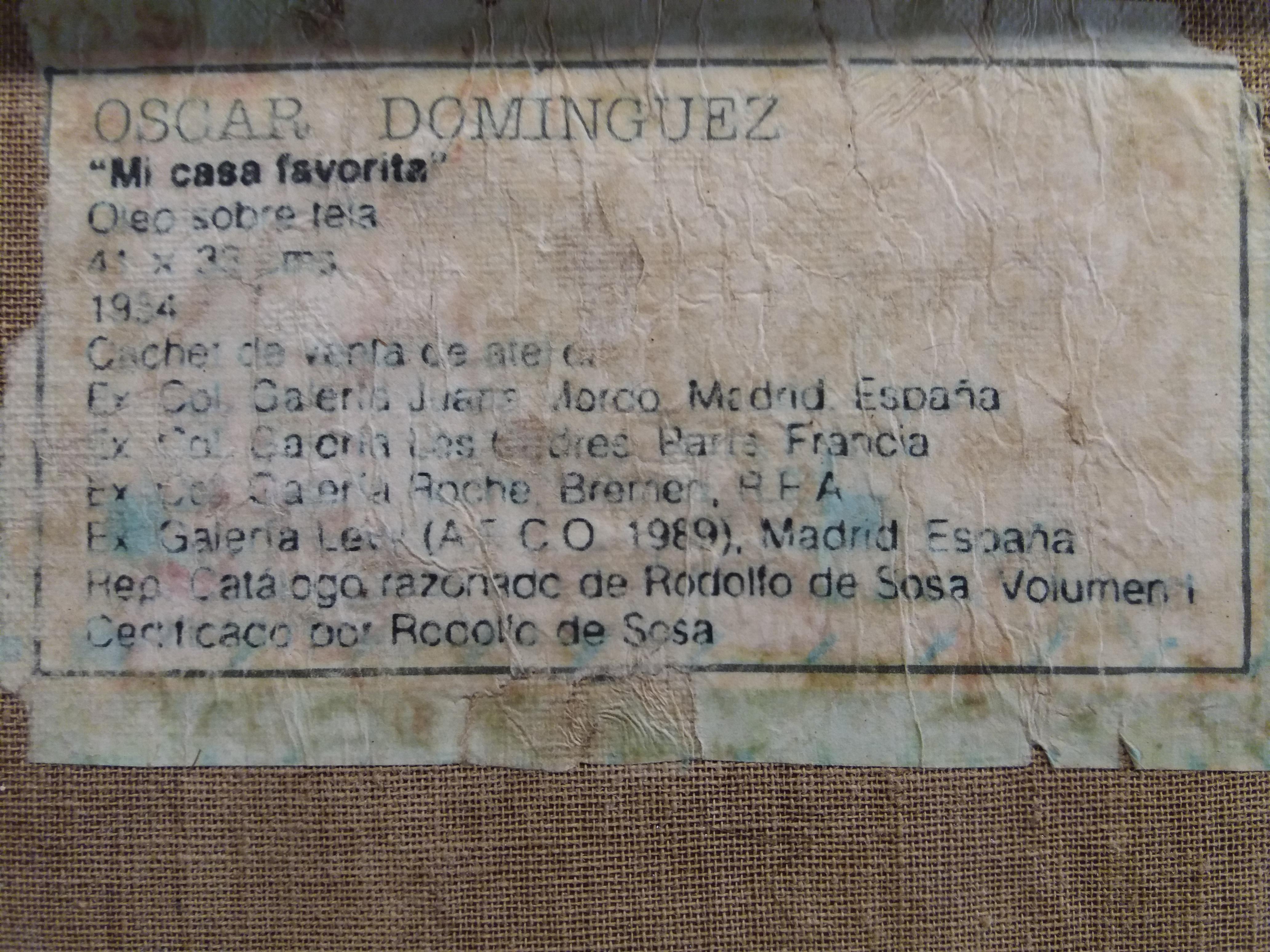 OSCAR DOMINGUEZ (1906 - 1957) 