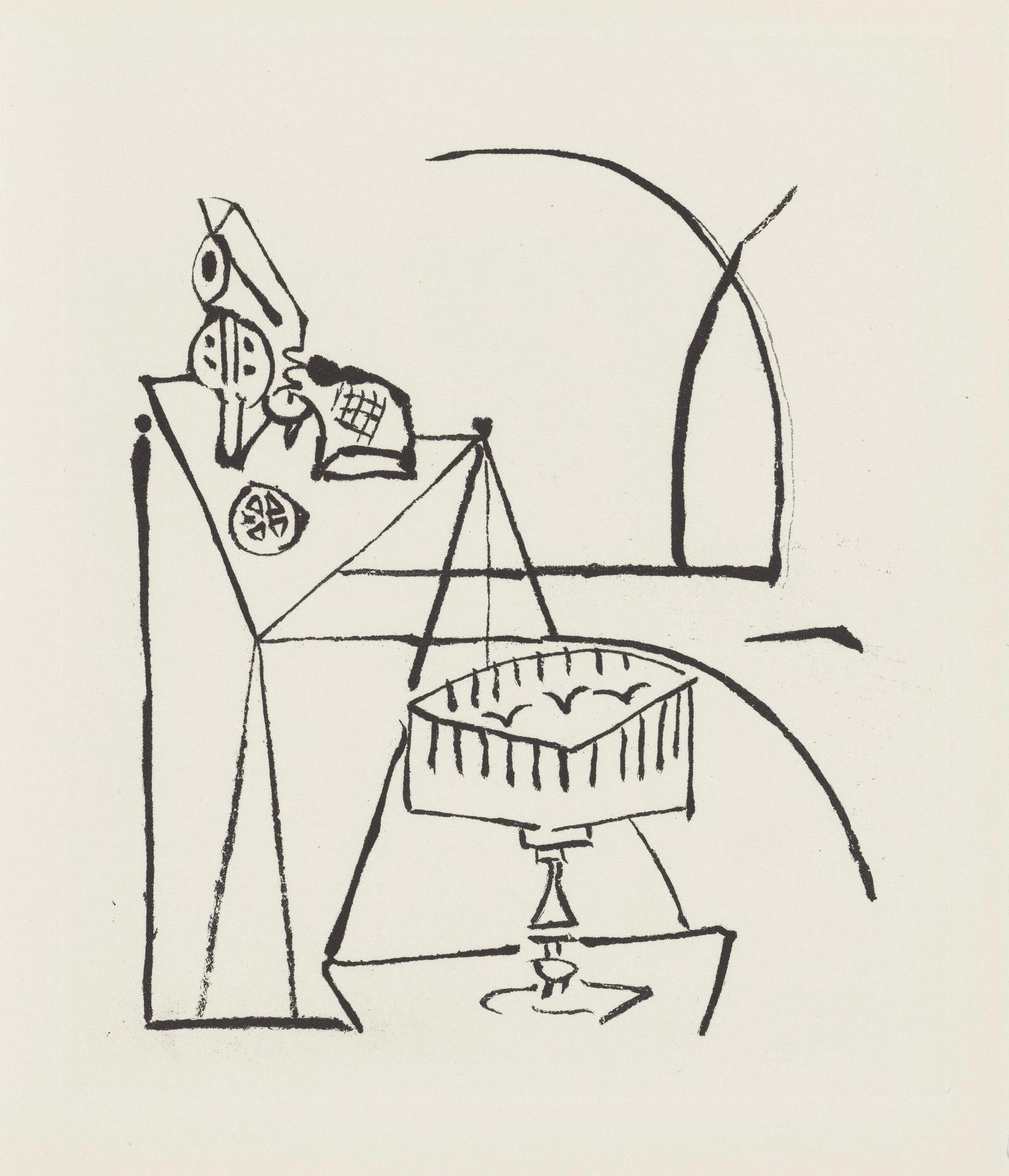 Domínguez, Composition, Feuilles éparses (after)