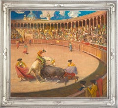 Bullfighting by Oscar E. Berninghaus
