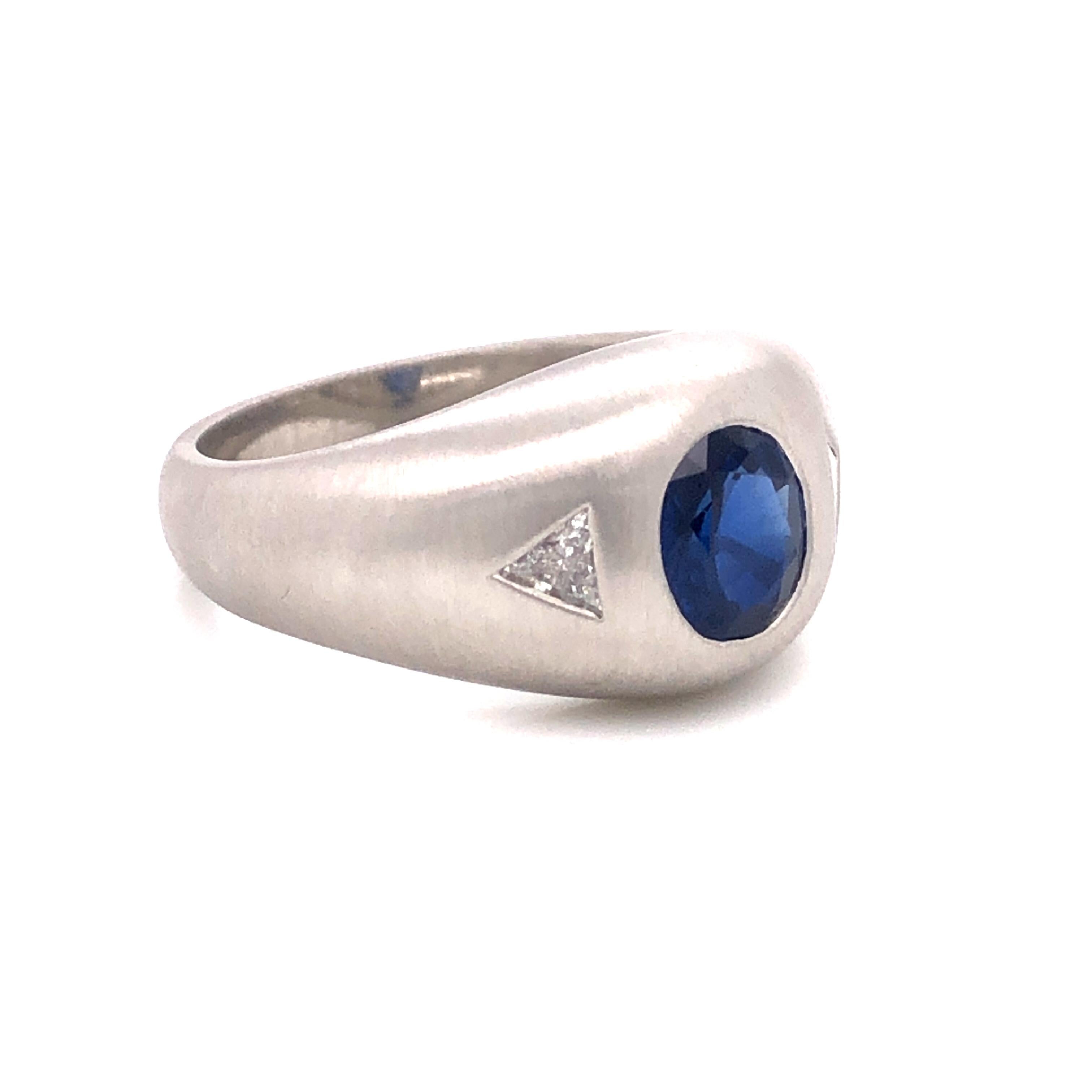 oscar heyman sapphire ring