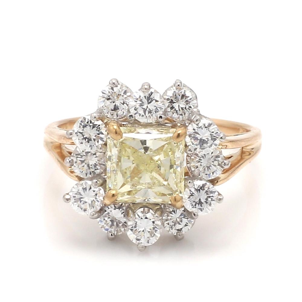 Cushion Cut Oscar Heyman 3.57ct Burma Cushion cut Ruby Ring AGL For Sale