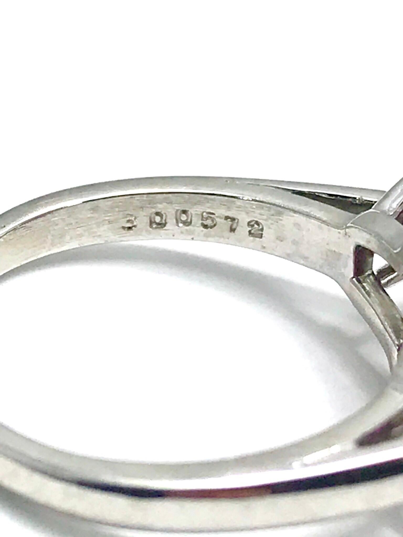 Women's or Men's Oscar Heyman 6.32ct Cushion Pink Sapphire and Trapezoid Diamond Platinum Ring