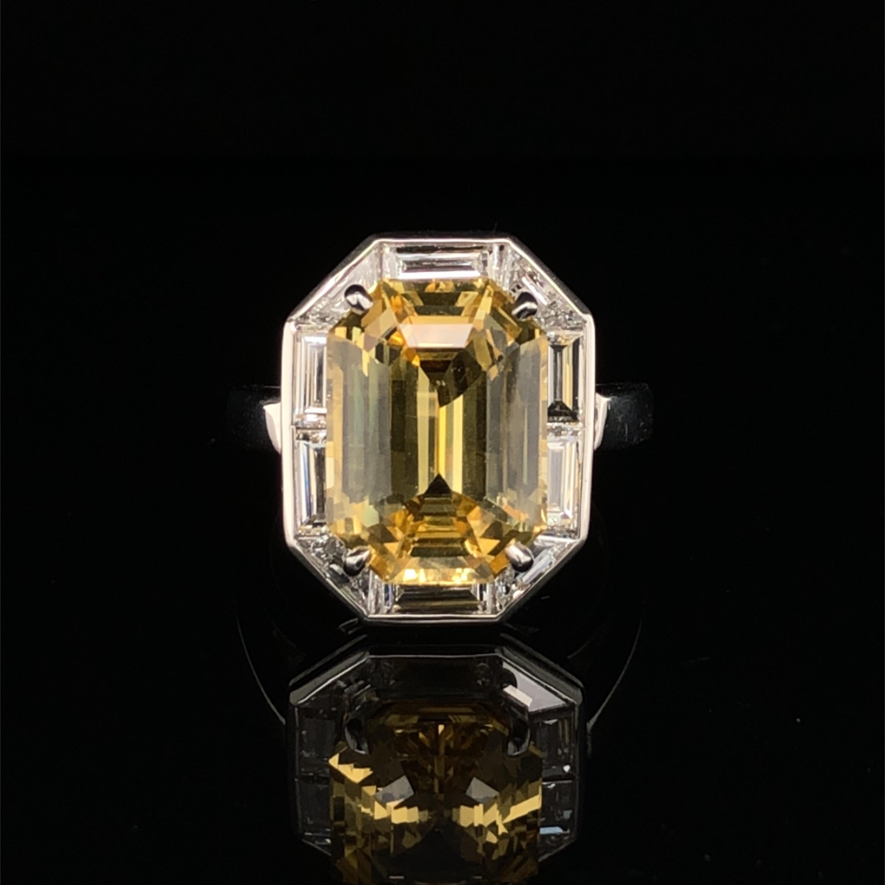 ceylon yellow sapphire ring