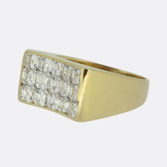 Oscar Heyman Asscher-Cut Diamond Cluster Ring