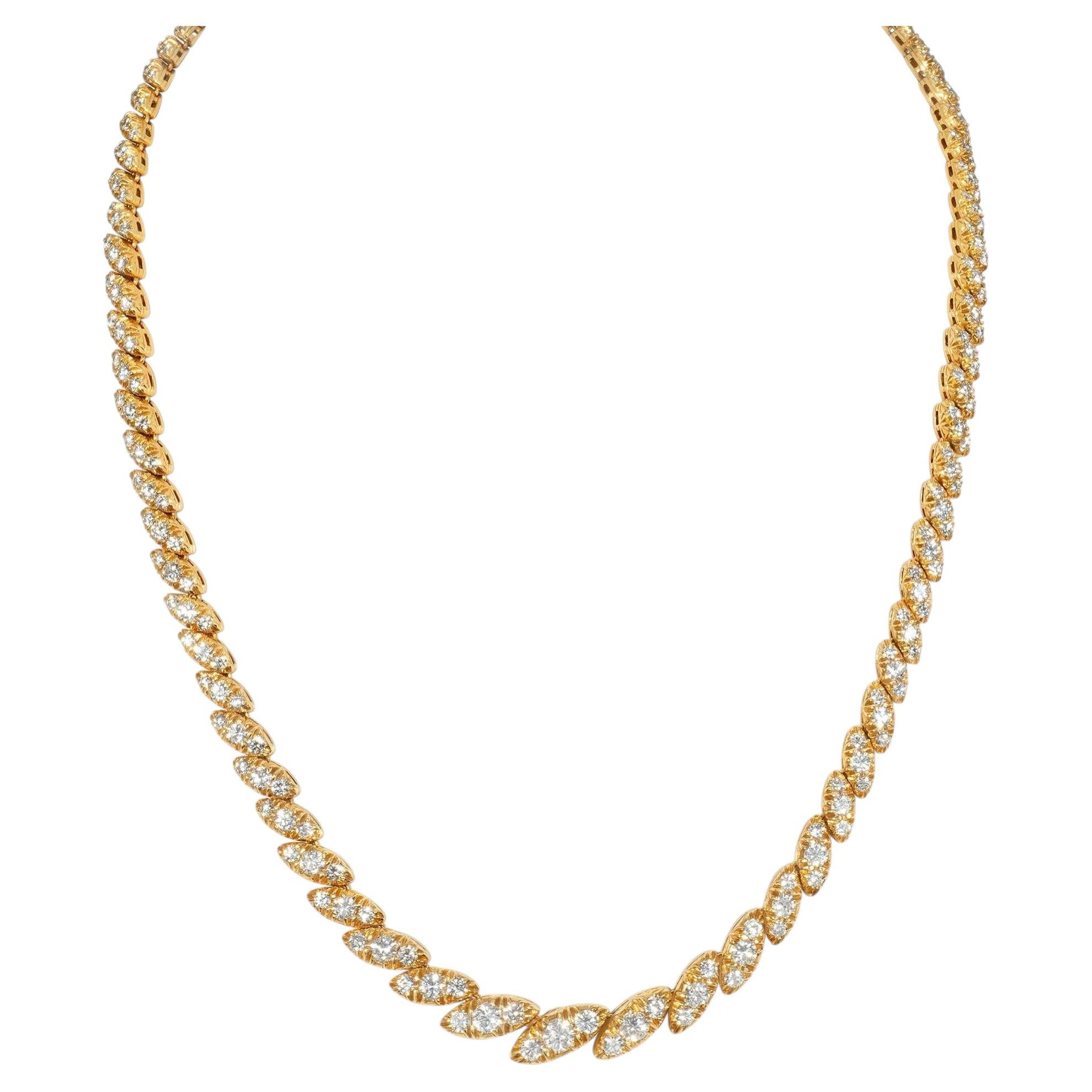 Oscar Heyman Bros. gold and diamond necklace