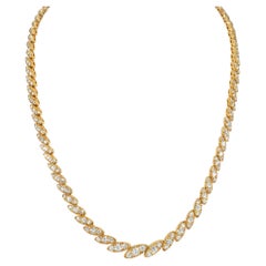 Collar de oro y diamantes de Oscar Heyman Bros.