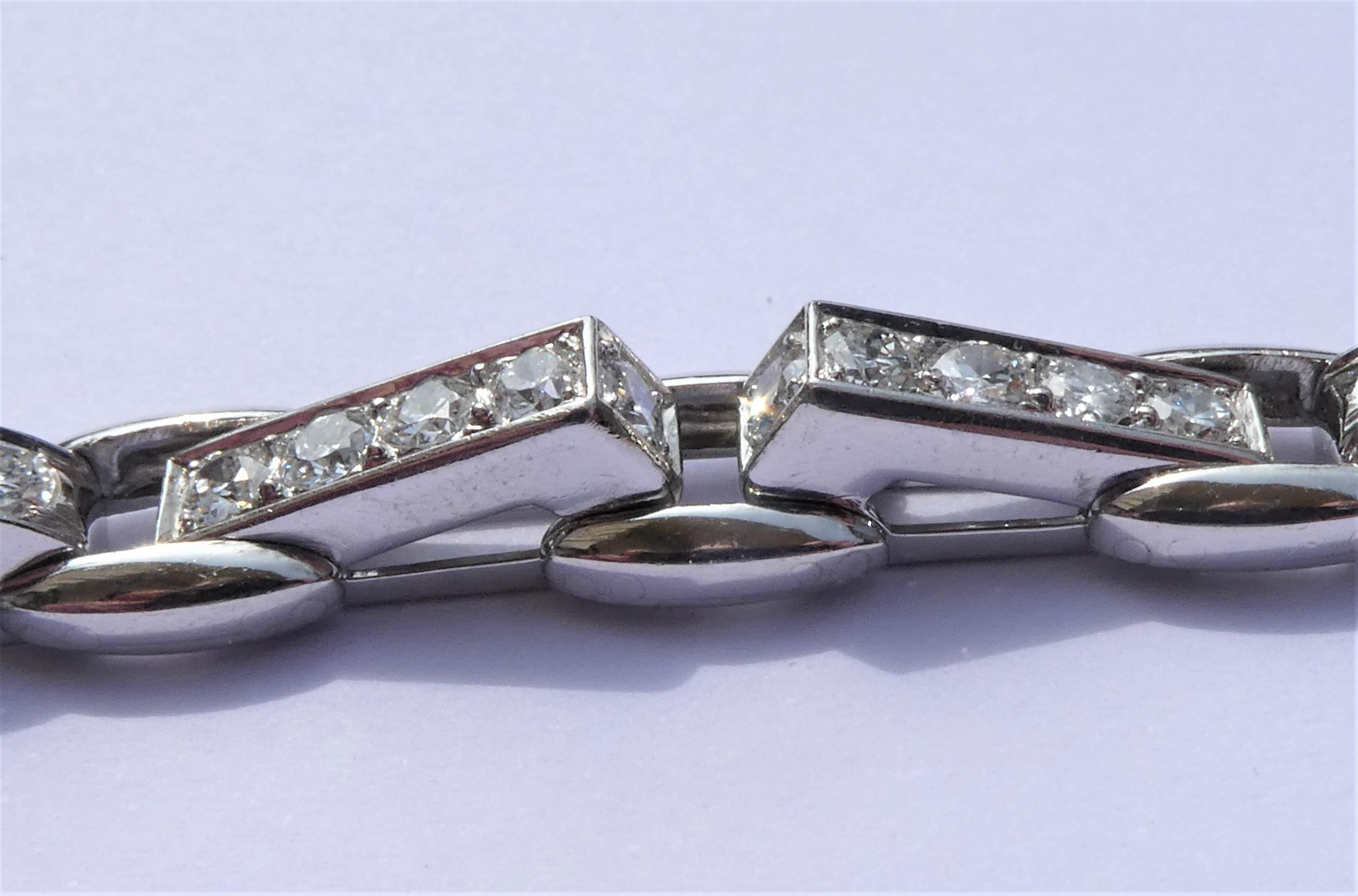 Oscar Heyman Brothers Art Deco Star Sapphires Diamonds Platinum Bracelet For Sale 8