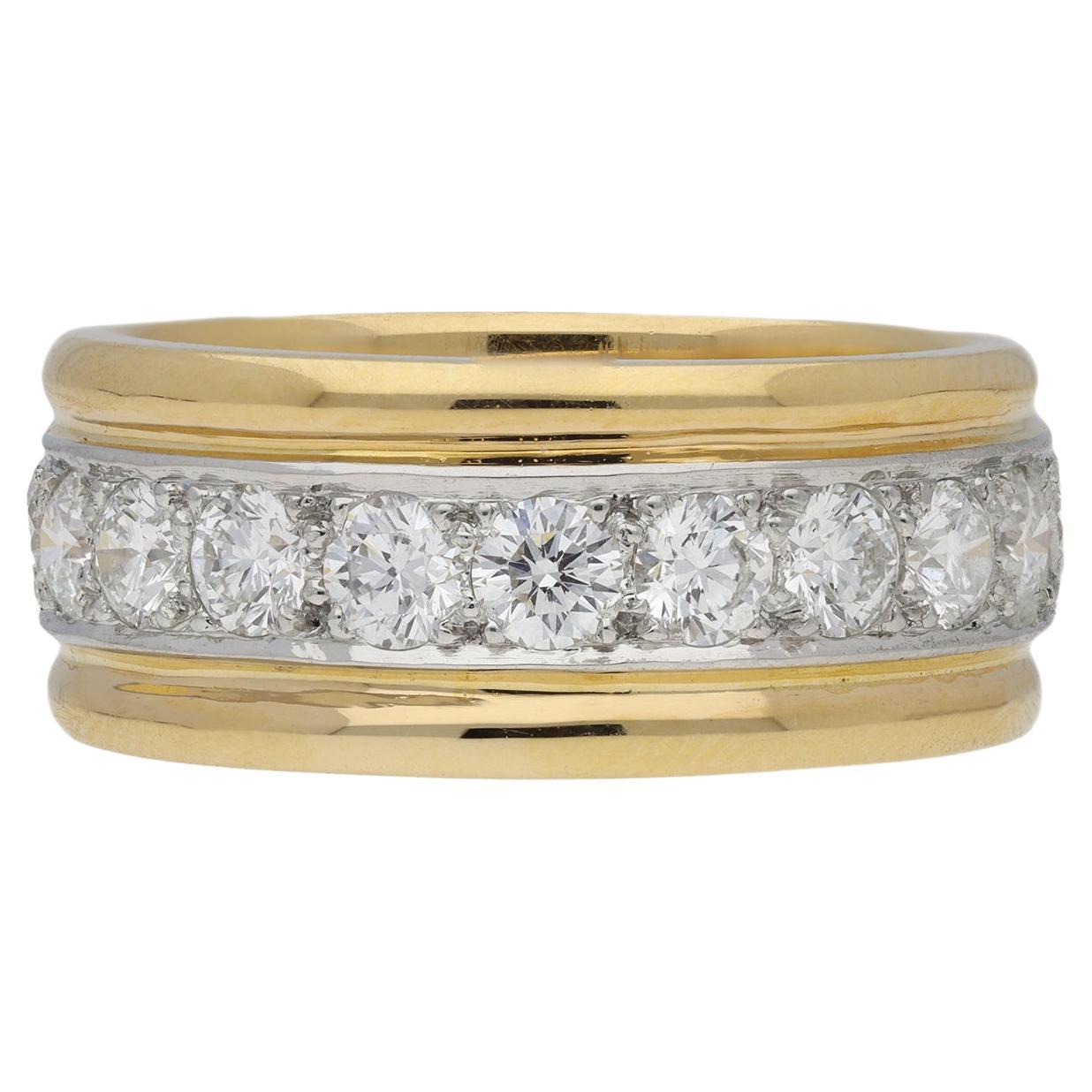 Oscar Heyman Brothers vintage diamond band ring, American, circa 1960.