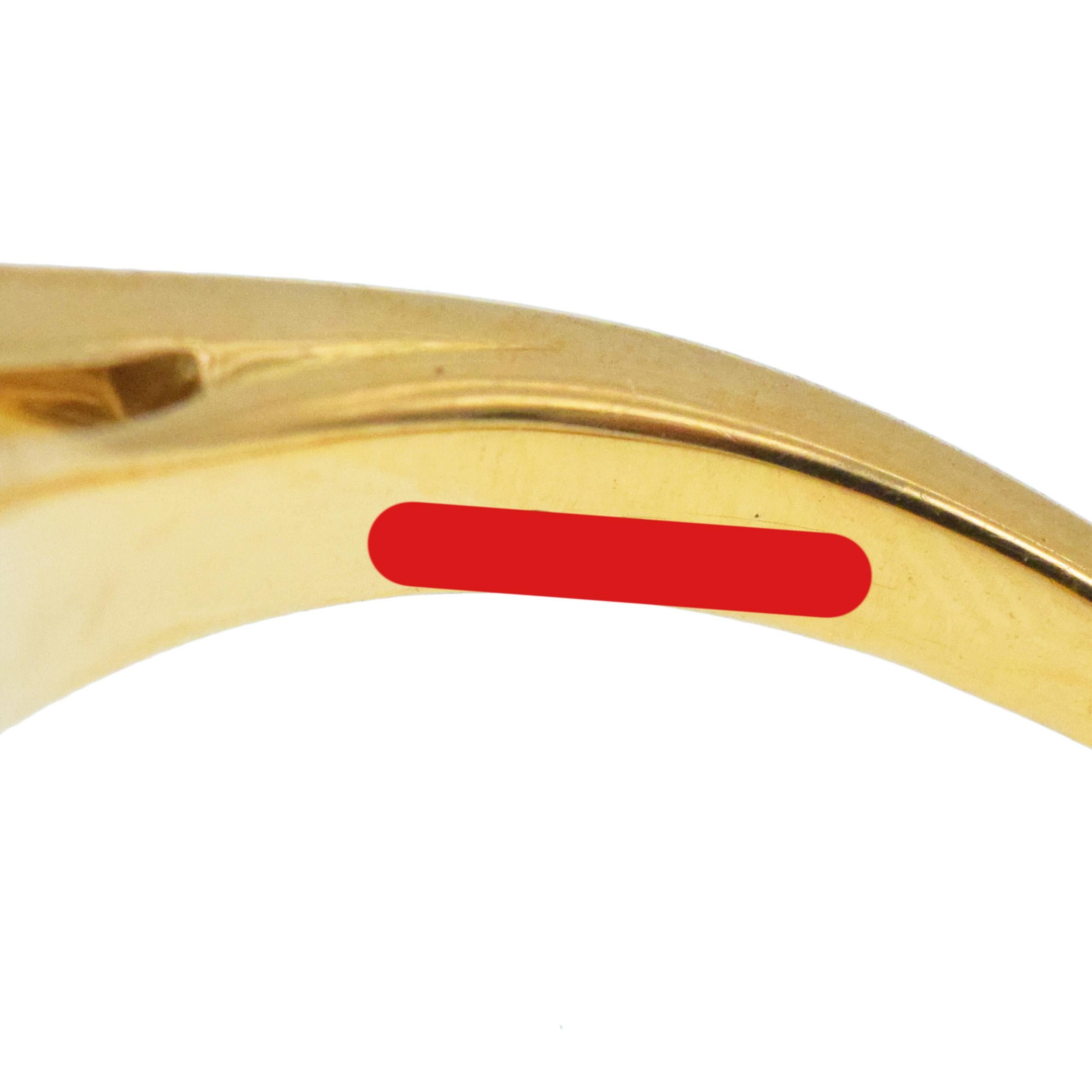 Oscar Heyman Color And White Diamond Cluster Ring im Angebot 2