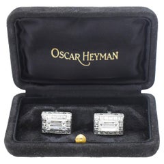 Oscar Heyman Diamond Cufflinks