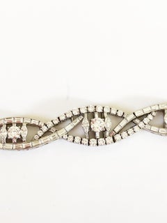 Oscar Heyman: Platin-Armband mit Diamanten im Nachlass, hergestellt 1975