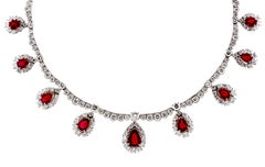 Oscar Heyman for J. E. Caldwell Ruby and Diamond Necklace