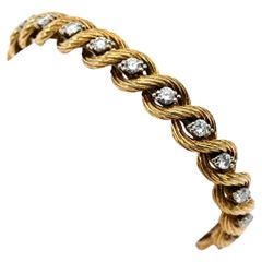 Oscar Heyman Gold and Diamond Bracelet