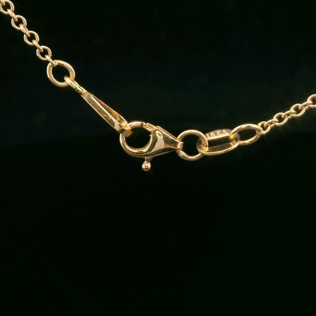 Oscar Heyman Gold & Platinum 1.99tcw All Diamond Eternity Pendant For Sale 1