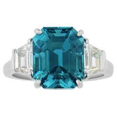 Oscar Heyman Lagoon Tourmaline Ring, 5.45 Carats