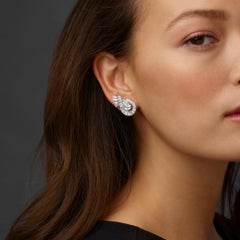 Oscar Heyman Mid-Century Diamond Earrings