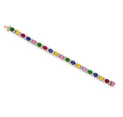 Oscar Heyman Multicolored Gemstone Bracelet