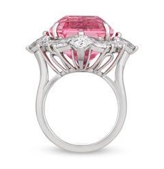 Oscar Heyman Pink Tourmaline Ring, 17.35 Carats