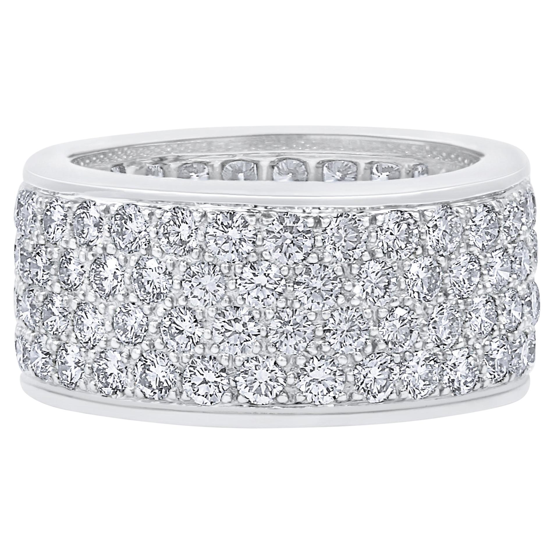 Oscar Heyman Platinum Diamond Cigar Band Ring