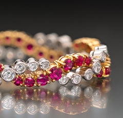 Oscar Heyman Ruby and Diamond Bracelet