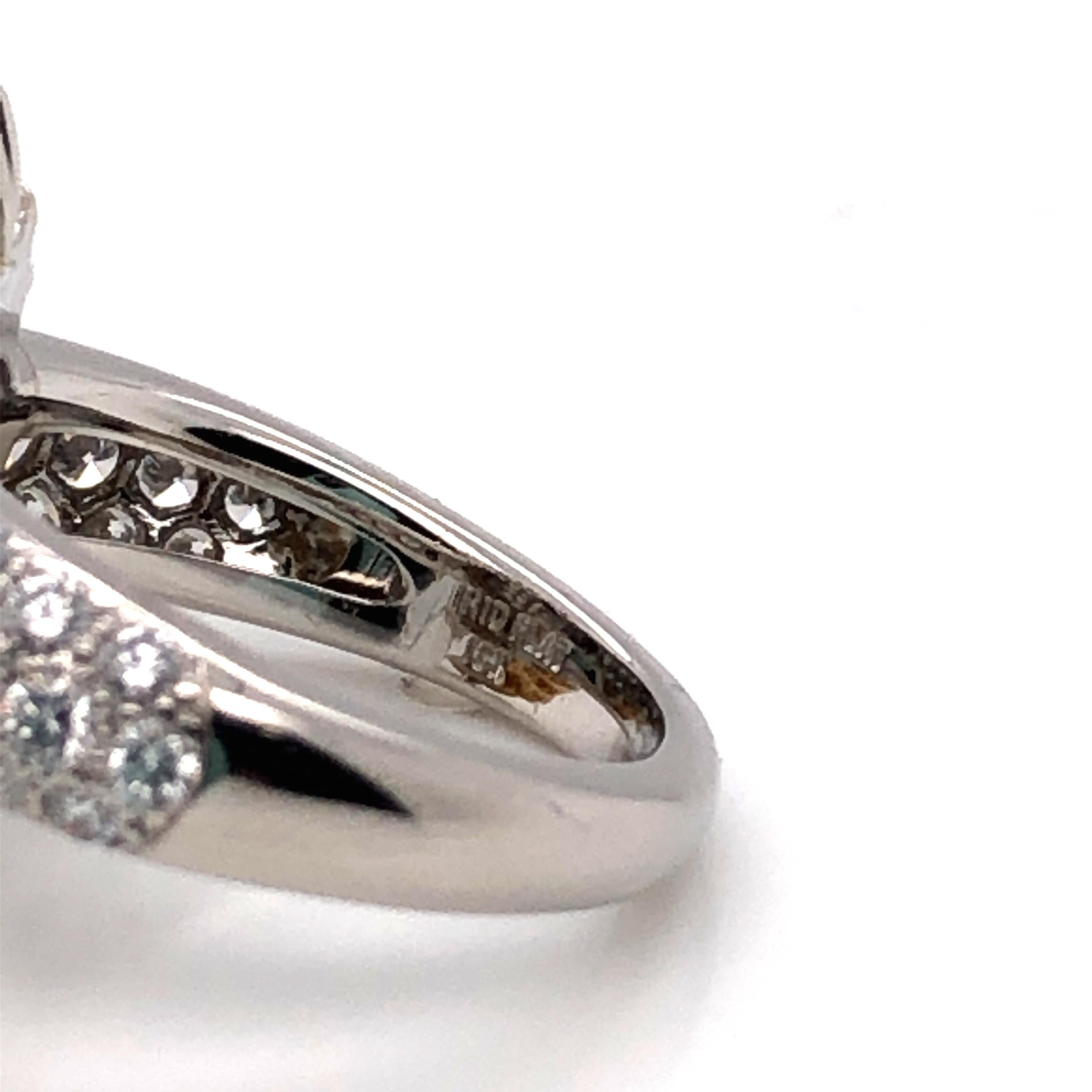 Women's or Men's Oscar Heyman Ruby and Diamond Rosebud Ring For Sale