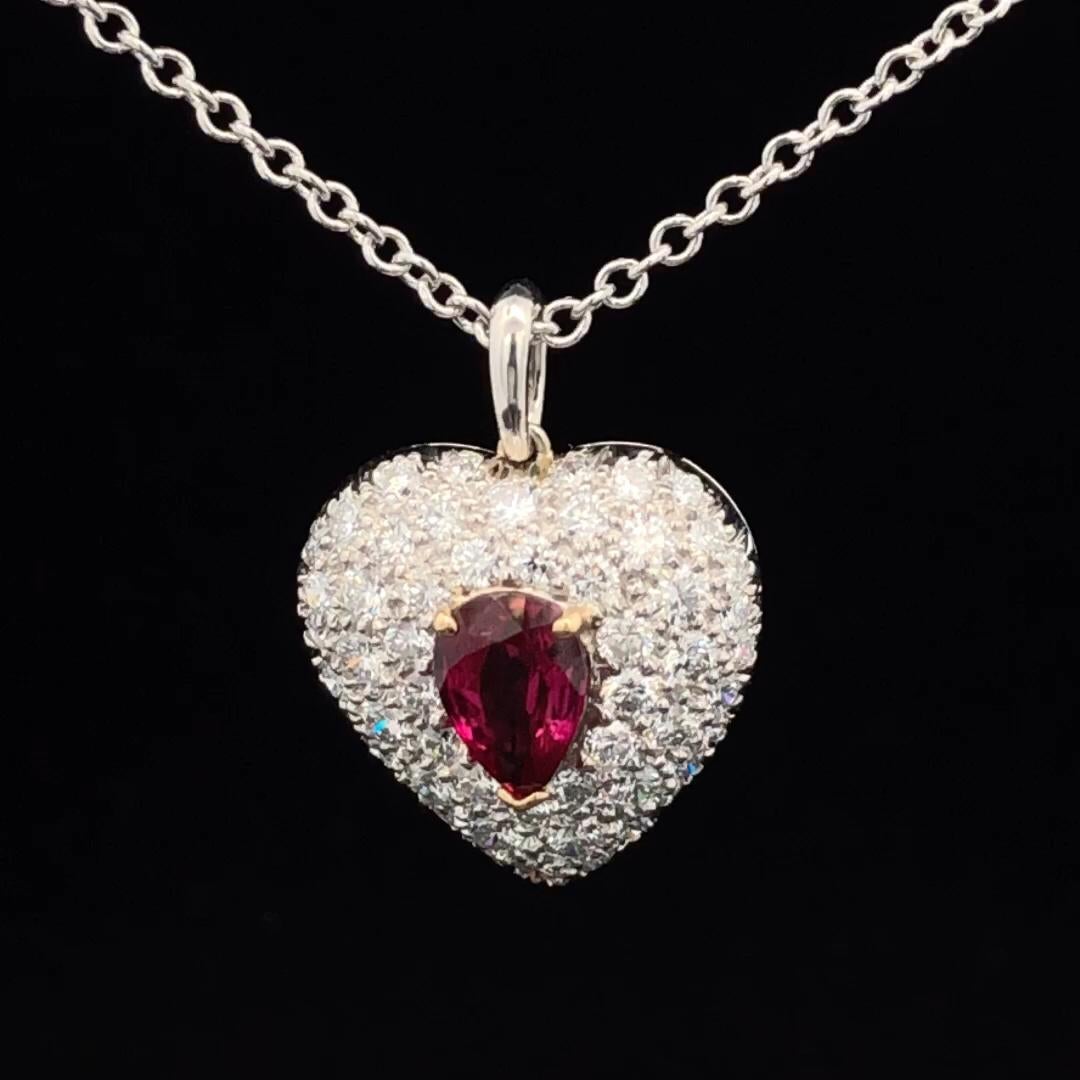 This gorgeous Oscar Heyman pendant necklace is the ultimate gift to say 