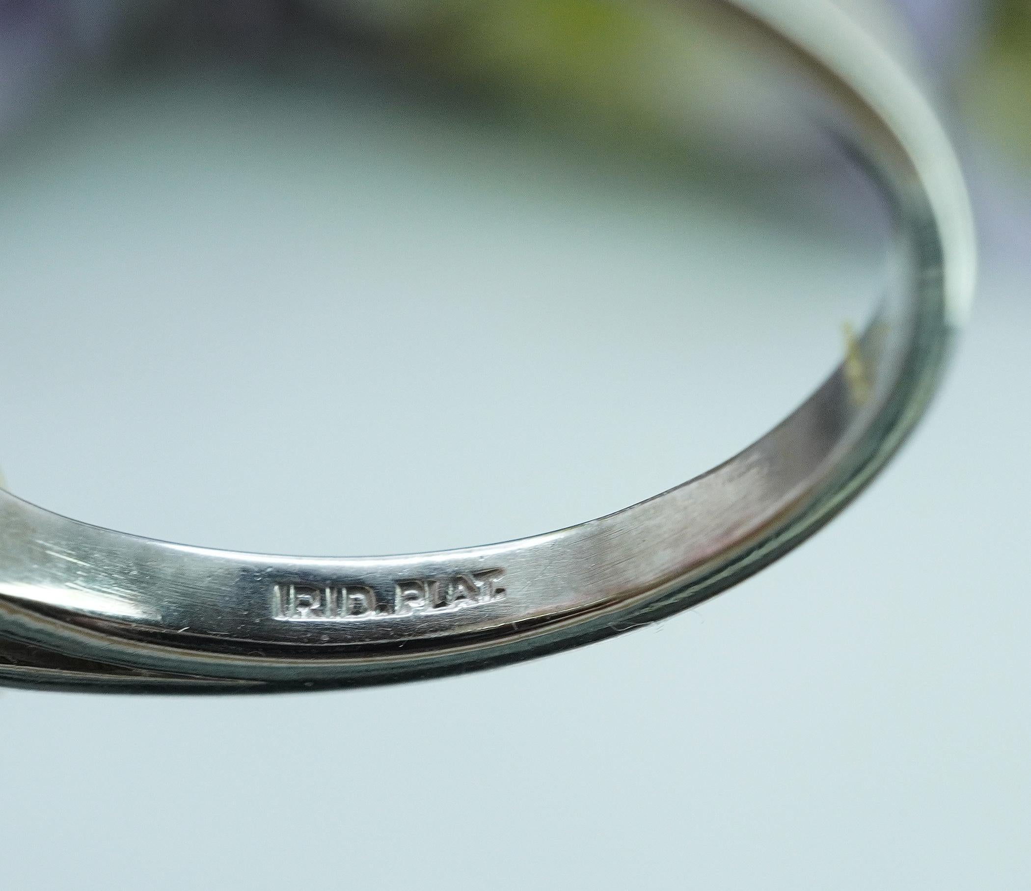 Oscar Heyman Ruby Oval Diamond 3 stone Ring Platinum GIA Cert Designer Signed en vente 2