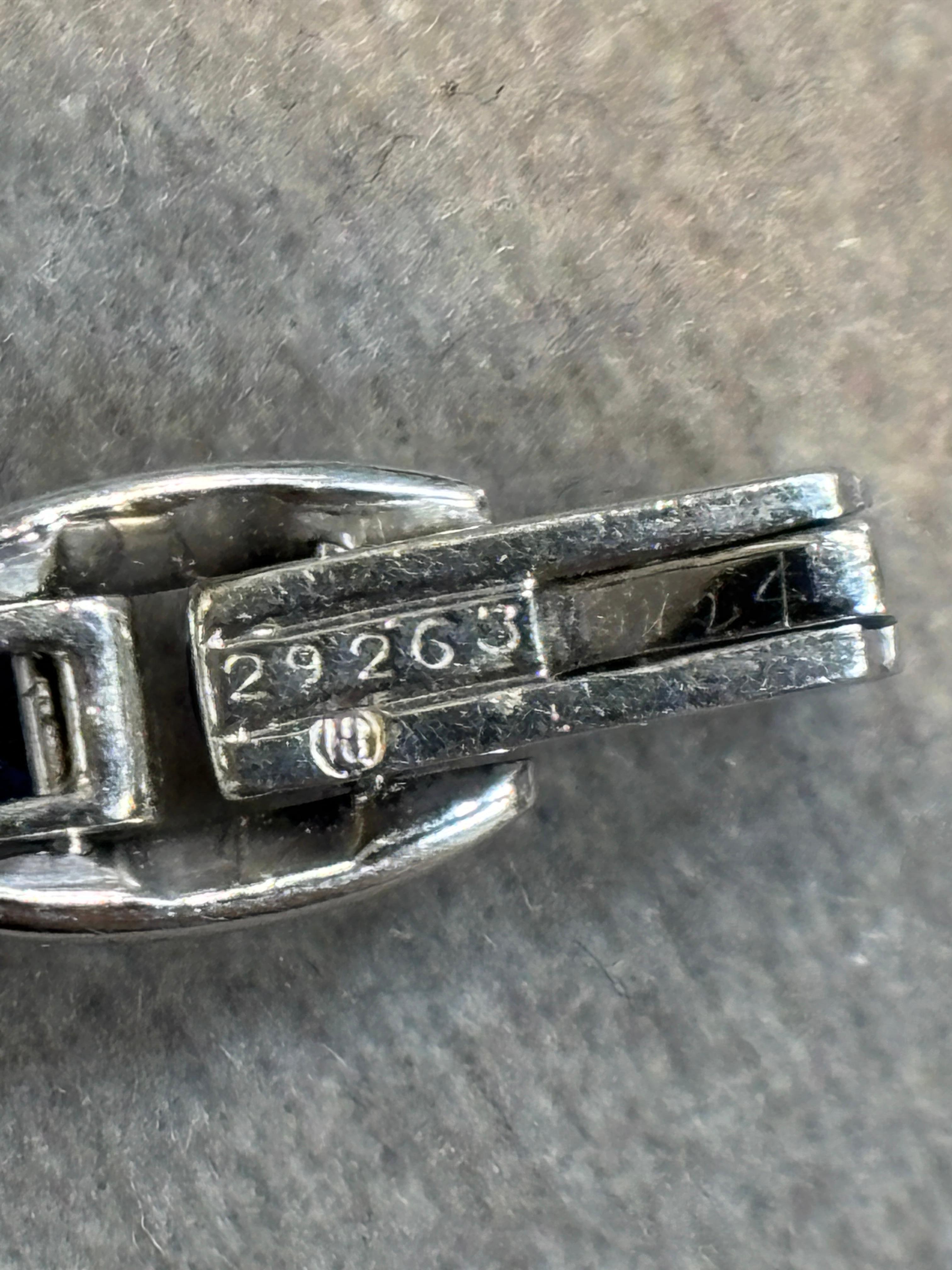 Oscar Heyman Sapphire and Diamond Bracelet In Excellent Condition For Sale In New York, NY