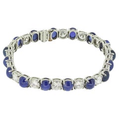 Oscar Heyman Armband mit Saphiren und Diamanten