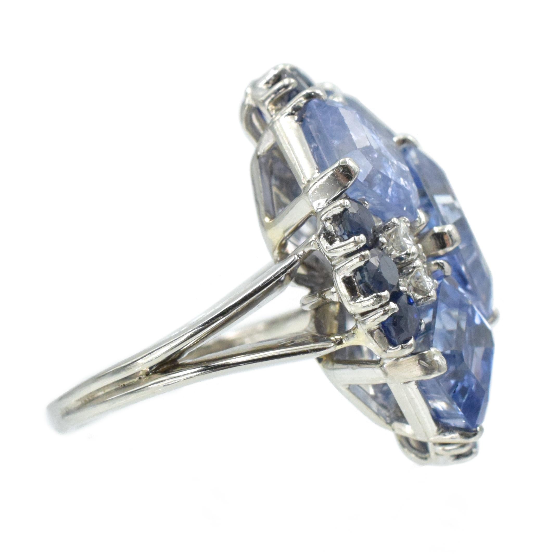 Women's Oscar Heyman Sapphire and Diamond Ring
