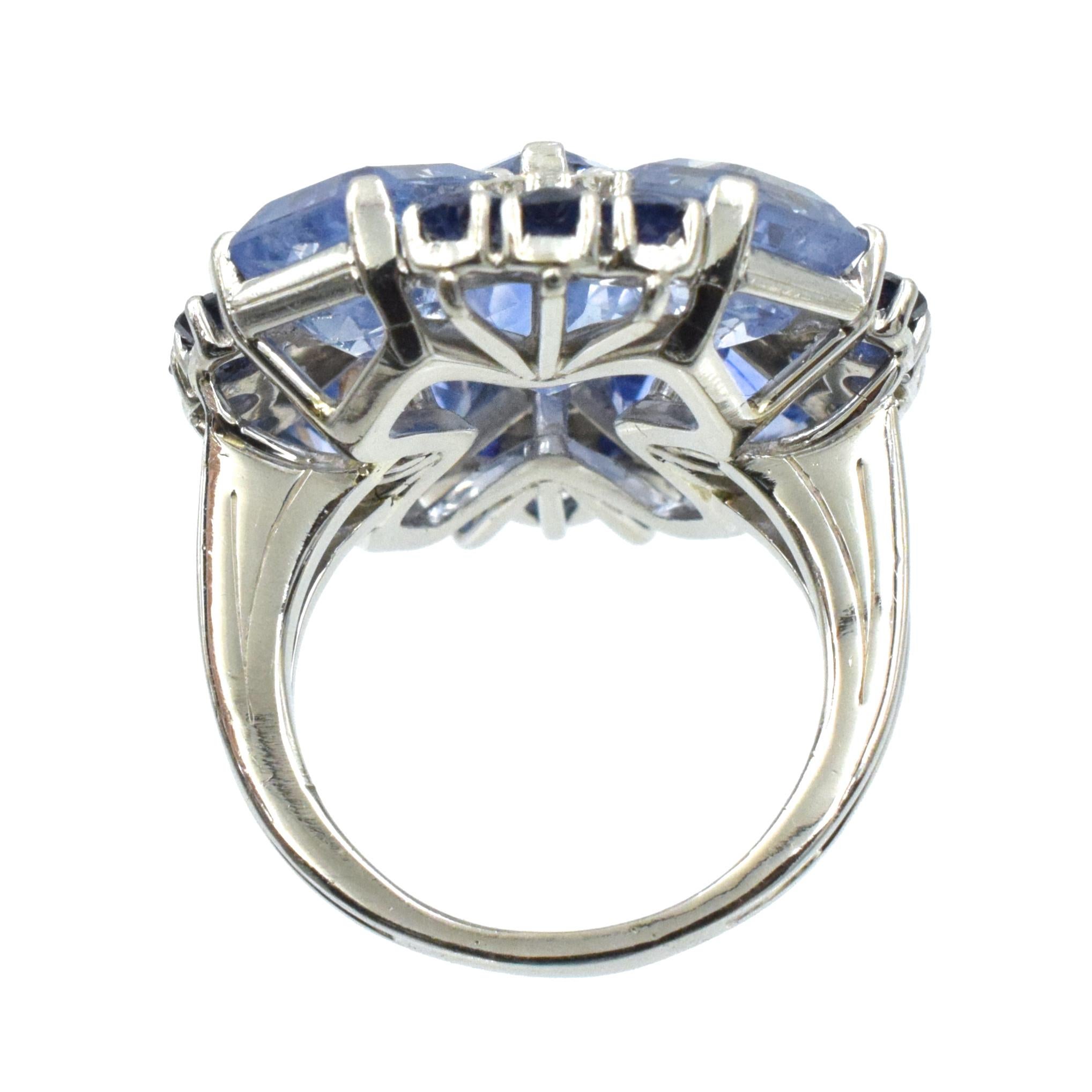 Oscar Heyman Sapphire and Diamond Ring 1